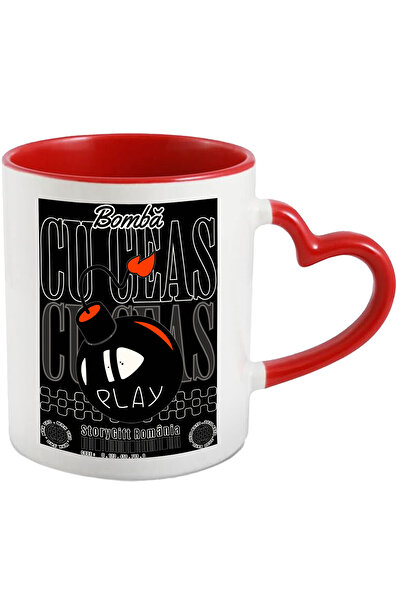 StoryGift Romania Cana Bomba cu ceas play jocuri video virtual, 330ml, Cerami...