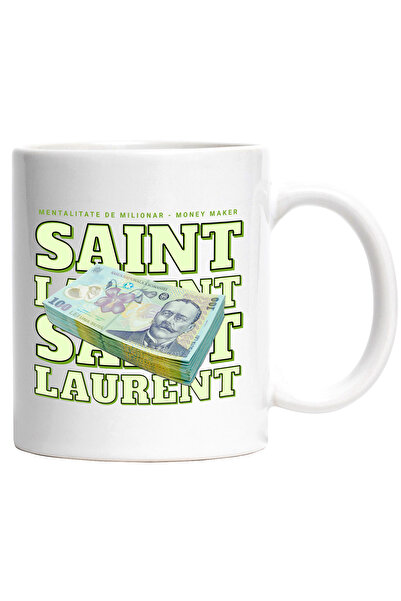 StoryGift Romania Cana __Saint Laurent_ - 100 Lei Romanesti, 330ml, Ceramic c...