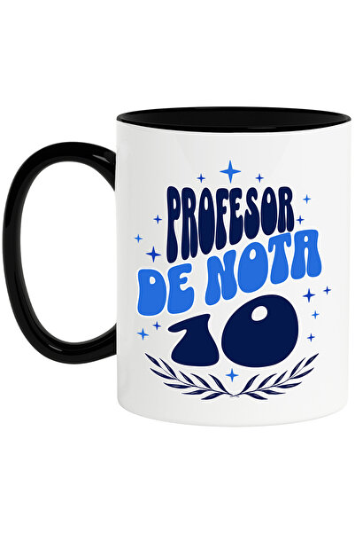 StoryGift Romania Cana Profesor de nota 10 scoala copii educatie, 330ml, Cera...