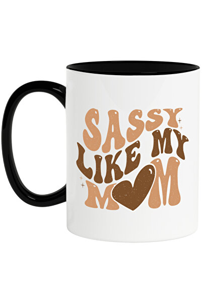 StoryGift Romania Mug with a daughter proud like her mother with the message ...