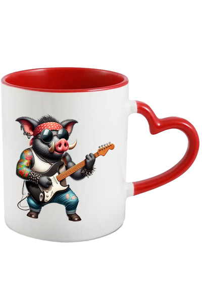 StoryGift Romania Cana cu un porc mistret care canta la chitara | ilustratie ...