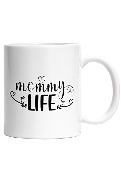 StoryGift Romania Cana cu textul in limba engleza "Mommy life" - viata de mam...