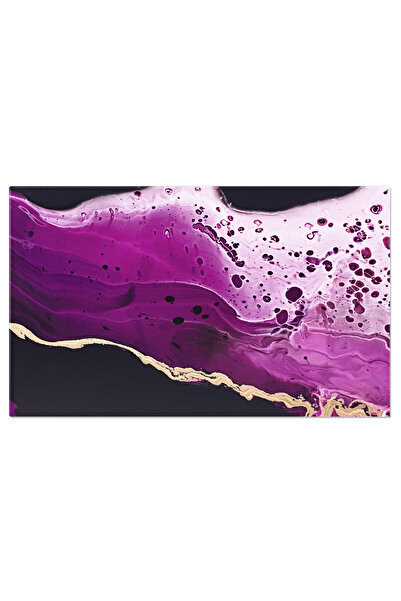 StoryGift Romania Tablou Canvas Arta Abstracta In Mov Si Violet: Texturi Si Nuante Deosebite