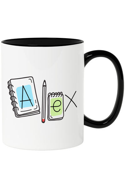 StoryGift Romania Cana Cu Numele Alex, si Mesaj Amuzant, Curios, Sociabil, Ga...