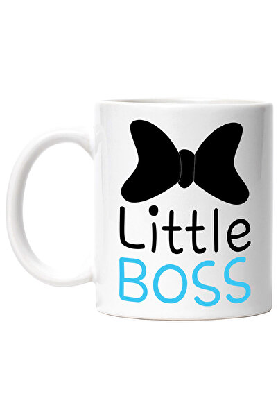 StoryGift Romania Cana cu textul in engleza "Little boss" - micul sef conduce...