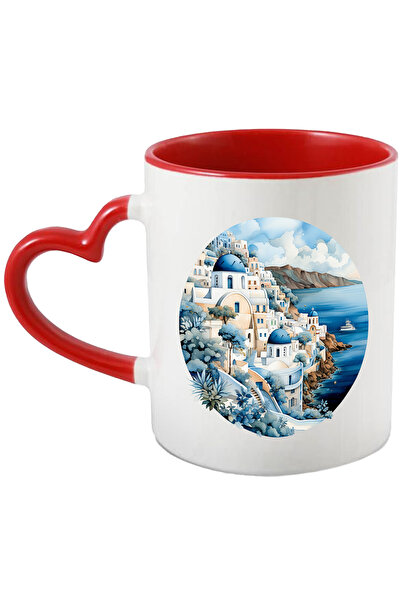 StoryGift Romania Cana Cu Grecia: Cladiri, Plante, Munte, Santorini, Oras, Mu...