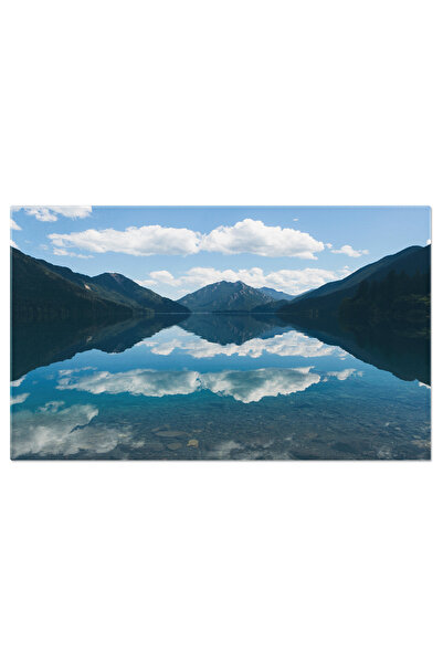 StoryGift Romania Tablou Canvas: Reflexie, Lac, Soare, Zi Insorita, Natura