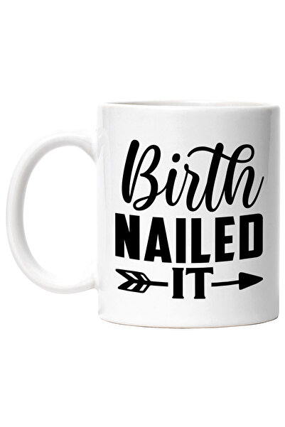 StoryGift Romania Cana cu mesajul in limba engleza "Birth nailed it" - naster...