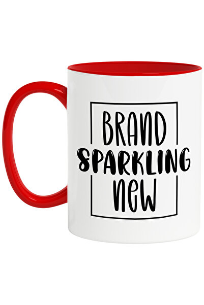 StoryGift Romania Cana cu mesaj in limba engleza "Brand sparkling new" - nou-...