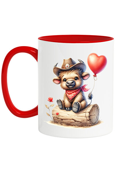 StoryGift Romania Cana cu un pui de zimbru cu palarie de cowboy | ilustratie ...