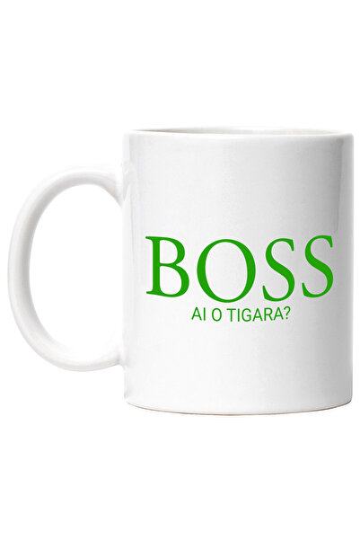 StoryGift Romania Mug with Logo Style Company Lux Boss Funny Message Have A C...