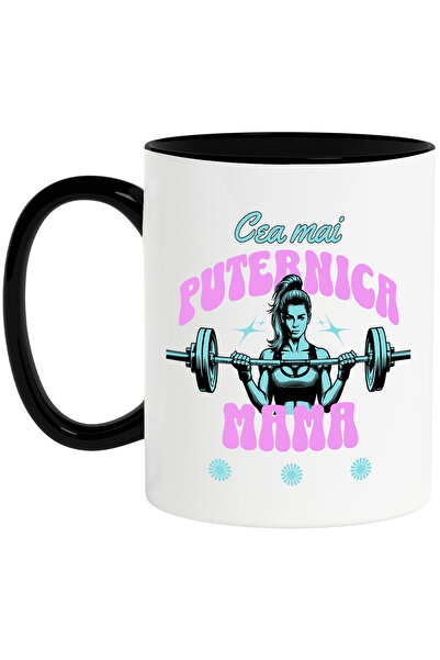 StoryGift Romania Cana cea mai buna bunana, femeie puternica familie, 330ml, ...