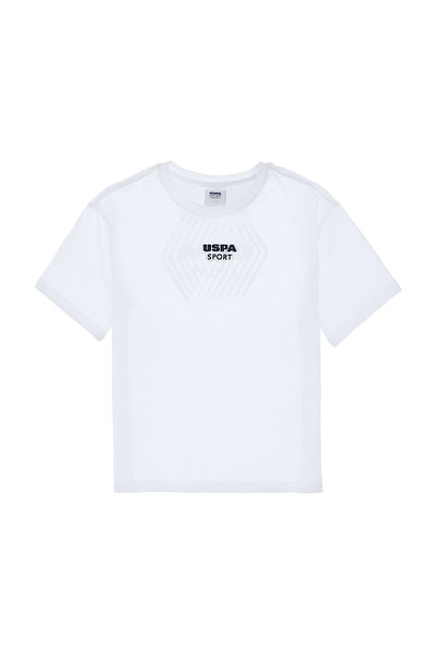 U.S. Polo Assn. Boy's White Comfort Crew Neck T-Shirt 50300064-Vr013