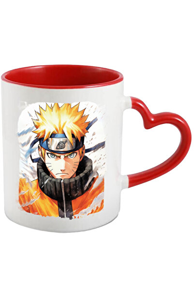 StoryGift Romania Cana Cu Personaj, Naruto, Anime, Ninja, Bandana, Multicolor 330 ml, Ceramica cu , Cu Maner Inim STG