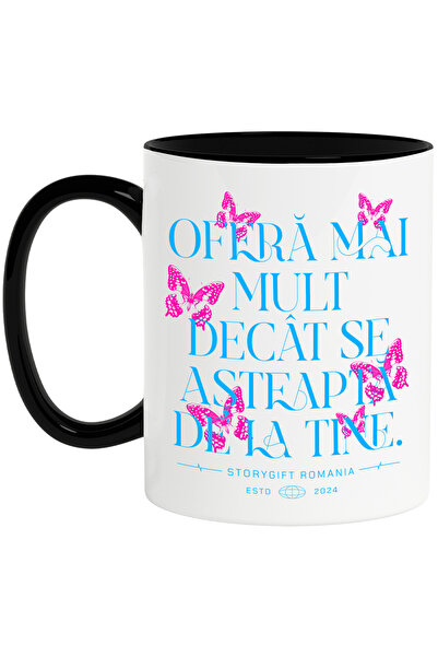 StoryGift Romania Cana Fluturi - Ofera Mai Mult Decat Se Asteapta De La Tine,...