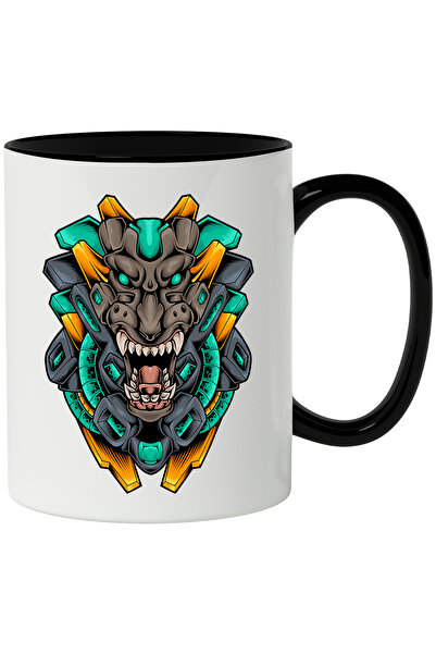 StoryGift Romania Cana Cu Maimuta, Primata, Robot, Mecha, SF, Cyberpunk, Mult...