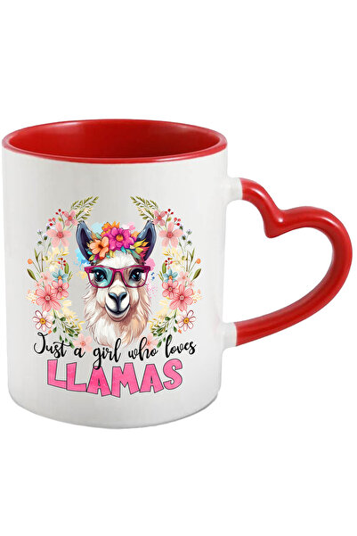 StoryGift Romania Cana cu lama cu ochelari si cu flori in cap cu mesajul "Jus...