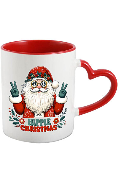 StoryGift Romania Cana cu Mos Craciun cu mesajul "Hippie Christmas", Craciun ...