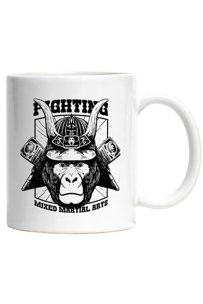 StoryGift Romania Cana Cu Mesaj In Engleza Fighting Mixed Martial Arts, Maimu...