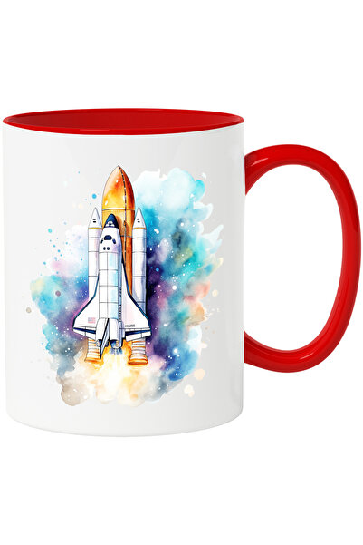 StoryGift Romania Cana Cu O Racheta In Spatiul Cosmic | Ilustratie | Pete De ...