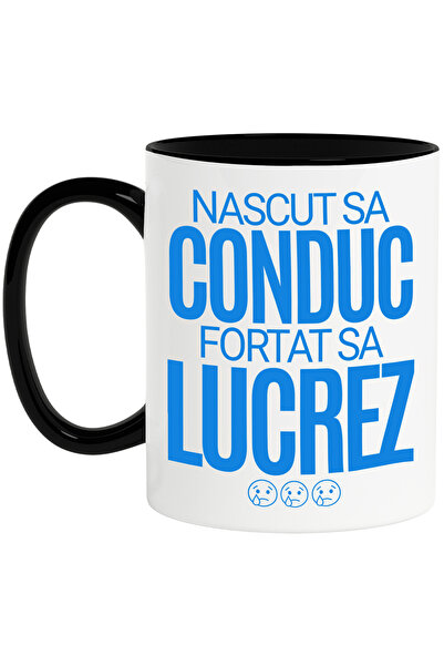 StoryGift Romania Cana cu Mesaj Haios Sad Face In Limba Romana Text Nascut sa...
