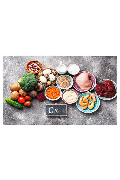 StoryGift Romania Tablou Canvas Produse Naturale, Surse De Crom Alimente Sana...