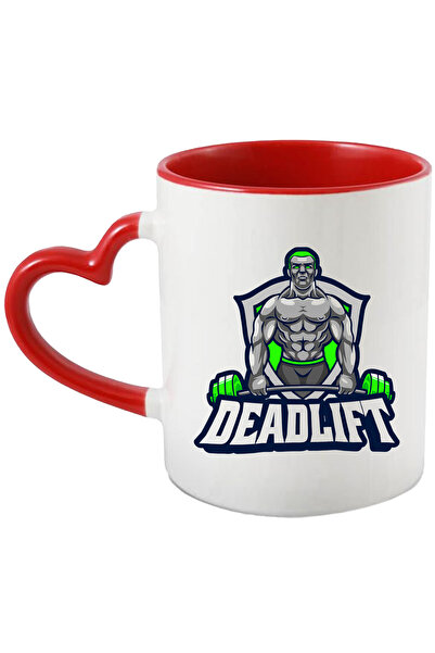 StoryGift Romania Cana Cu Mesaj Deadlift, Emblema, Barbat, Greutati, Gym, Mul...