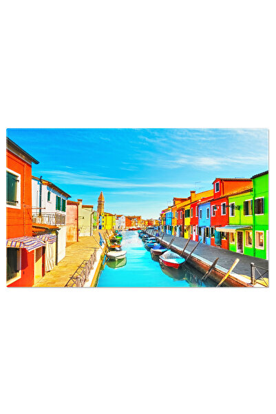 StoryGift Romania Tablou Canvas Lumanari Ardente In Forma De Inima Abstract, ...