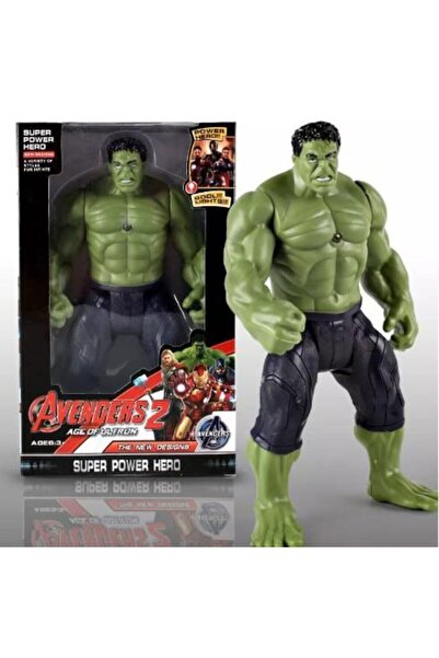 BAMTEBİ 2 Hulk Işıklı Oyuncak Figür 20 Cm Yeşil Dev Adam Hulk Figür