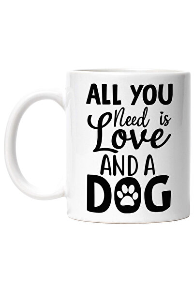 StoryGift Romania Cana cu labuta si mesajul in engleza "All you need is love ...