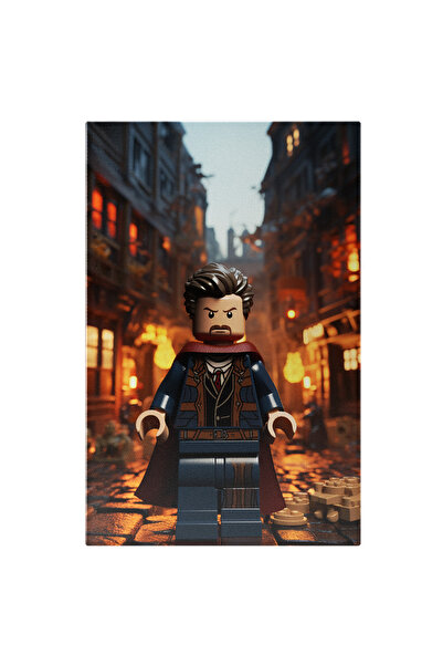 StoryGift Romania Tablou Canvas: Minifigurina Lego Care Salveaza Orasul Infla...