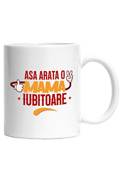 StoryGift Romania Cana cu Maini Cu Manusi Semne Vesele Text Asa Arata O Mama ...