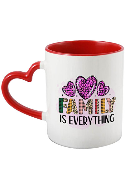 StoryGift Romania Cana cu mesajul "Family is everything", ilustratie, familie...