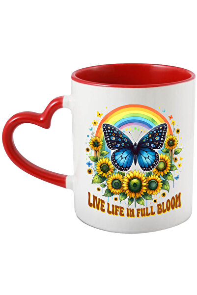 StoryGift Romania Cana cu mesajul "Live life in full bloom", traieste viata, ...