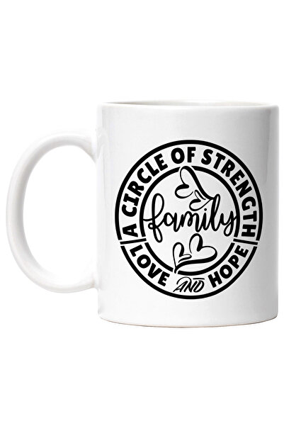 StoryGift Romania Cana cu inimioare si mesaj din care reiese ca familia este ...