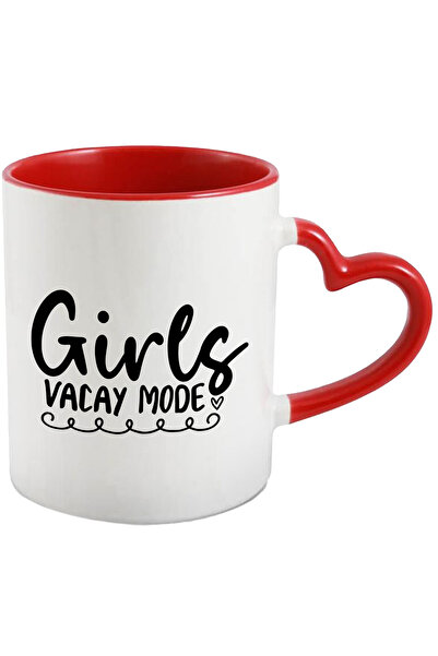 StoryGift Romania Cana cu textul "Girls vacay mode" - fetele in modul vacanta...