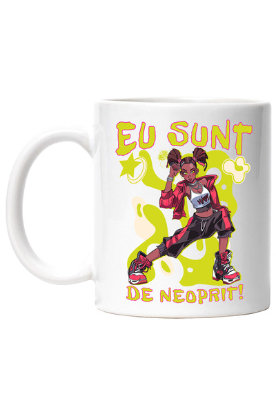 StoryGift Romania Cana Fata tinuta moderna text eu sunt de neoprit motivation...