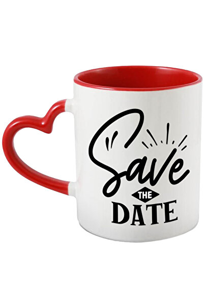 StoryGift Romania Cana cu textul in limba engleza "Save the date" - salveaza ...