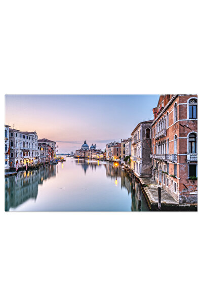 StoryGift Romania Tablou Canvas Lumina Frumoasa Dimineata La Canalul Mare, Italia, Arhitectura 752