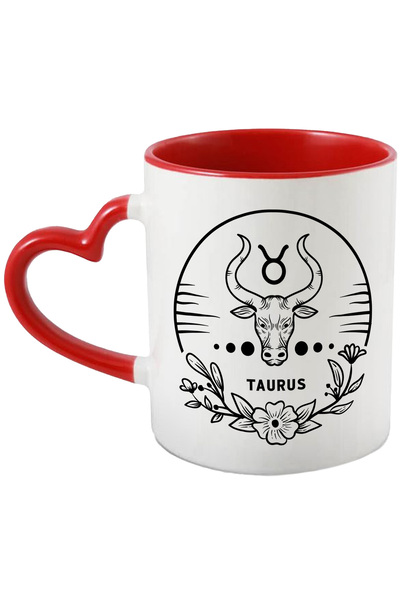 StoryGift Romania Cana cu zodia Taur, ilustratie, zodie, astrologie, simbol, ...