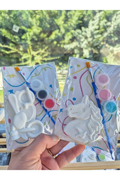 7nisan 2 Lİ SET -MOTR VE UNİC /Taş Boyama Seti, dıy, kendin Yap, doğum Günü H...