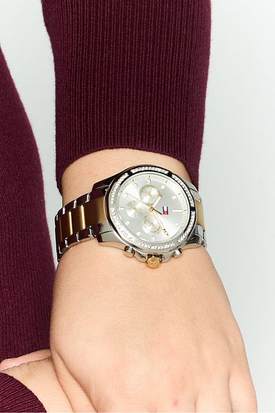 Tommy Hilfiger Women 1782615 Round Quartz Watches 41 Mm, Silver