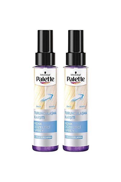 Palette Palette Turunculaşma Karşıtı Renk Düzeltici Sprey 100 Ml X 2Adet