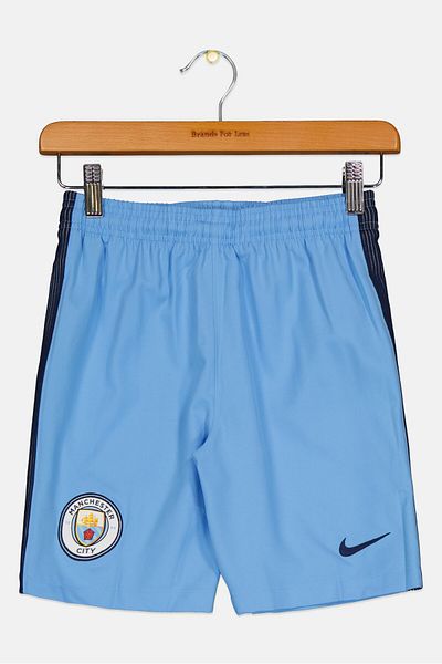 Nike Kids Boy Dri Fit Embroidered Logo Outdoor Shorts, Blue