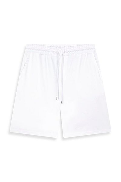 Ltb Basic Knitted White Shorts