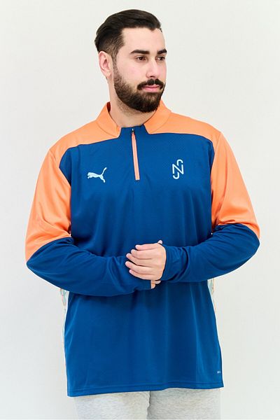 Puma Men Slim Fit Long Sleeves Neymar Junior Training Jacket, Multicolor