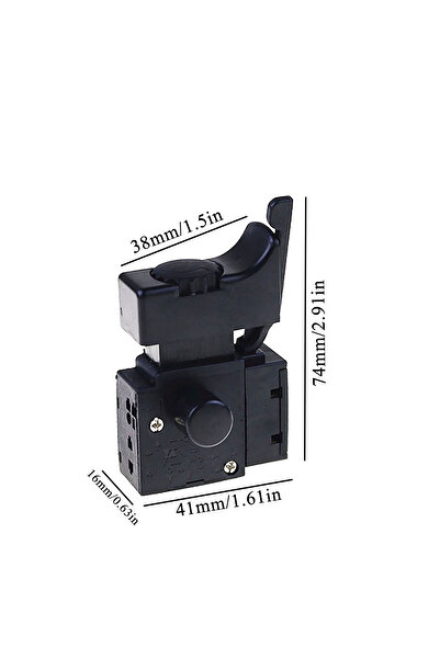 NIUXIANG قفل مفتاح تنظيم السرعة العريضة على أداة الطاقة، زر تشغيل التحكم في ا...