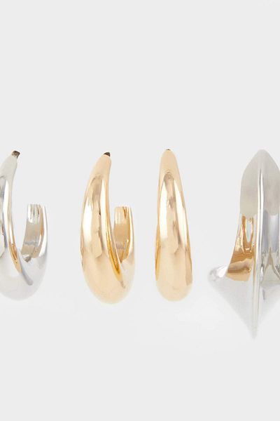 DeFacto Women's 3-Piece Earrings E9072Axns