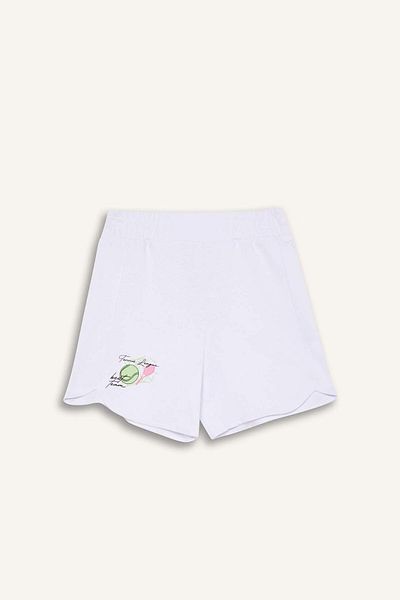 DeFacto Pantaloni scurți imprimați pentru fete cu talie elastică E5724A825HS
