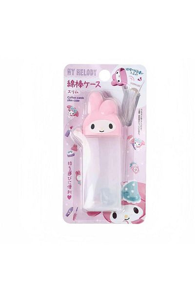 Choice Melody Hello Kitty Melody Storage Box Sanrio Cartoon Kt Cat Flip Cover Cotton Swabs Band Aids Dental